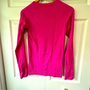 Lululemon restless long sleeve pink size 4 top